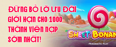 Thưởng Chào Mừng Slots